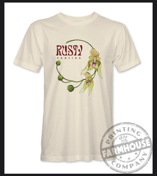 Bulbophyllum guttulatum T-shirt - Natural
