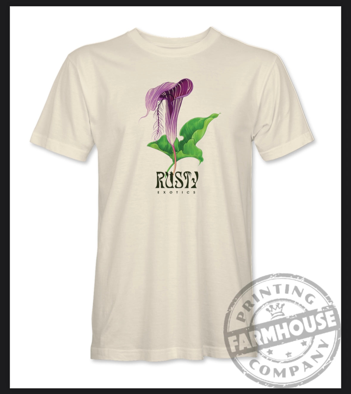 Arisaema fimbriatum T-Shirt - Natural